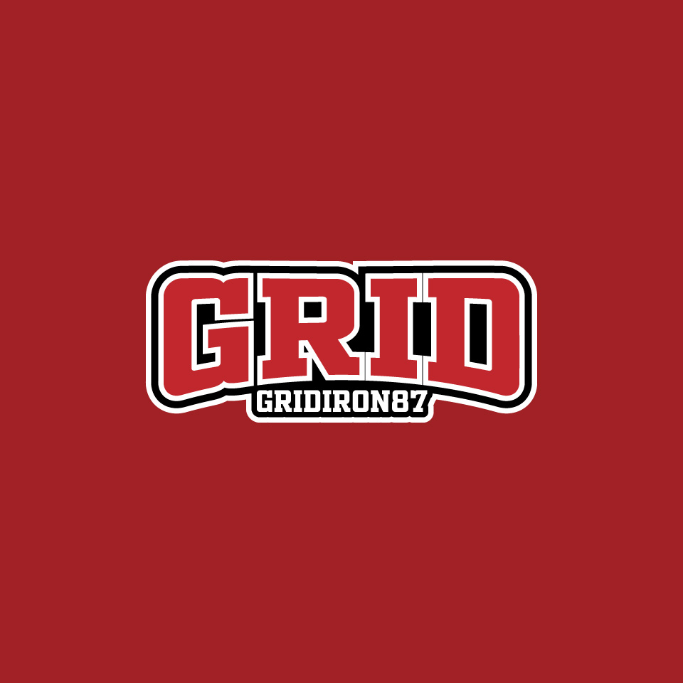 grid logo red